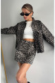Oreo Leopar Desen Ceket LEOPAR Oreo Leopar Desen Ceket LEOPAR