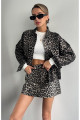 Oreo Leopar Desen Ceket LEOPAR Oreo Leopar Desen Ceket LEOPAR