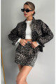 Oreo Leopar Desen Ceket LEOPAR Oreo Leopar Desen Ceket LEOPAR