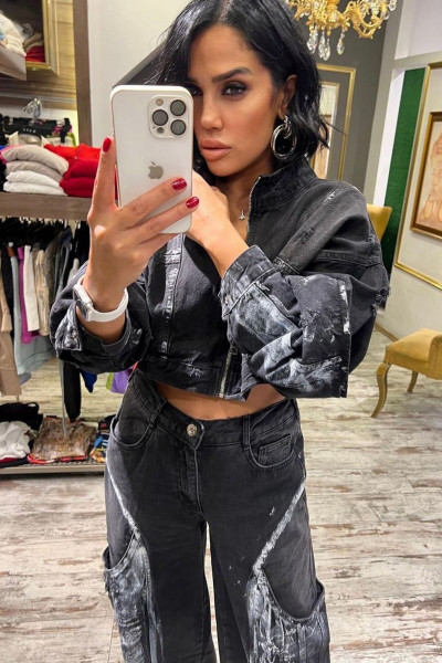 Tasarım Denim Ceket Tasarım Denim Ceket