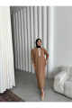 Oversize Düğmeli V Yaka Fitilli Triko Tesettür Elbise Fitilli Uzun Kışlık Tam Boy Elbise Oversize Düğmeli V Yaka Fitilli Triko Tesettür Elbise Fitilli Uzun Kışlık Tam Boy Elbise