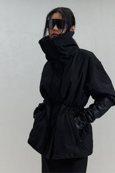 Siyah Lisa Puffer Mont Siyah Lisa Puffer Mont