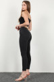 Kadın Paçası Yırtık Slim Fit Jean Pantolon Antrasit Kadın Paçası Yırtık Slim Fit Jean Pantolon Antrasit