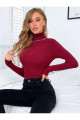 Unisex Bordo Pamuklu Kumaş Balıkçı Yaka Kaşkorse Şardonlu Slimfit Boğazlı Kazak Unisex Bordo Pamuklu Kumaş Balıkçı Yaka Kaşkorse Şardonlu Slimfit Boğazlı Kazak