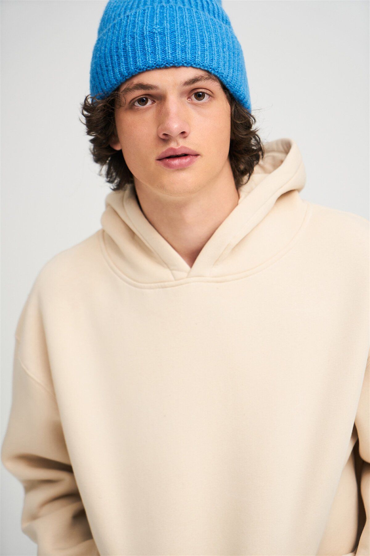 Unisex Taş Basic Sweatshirt Hoodie