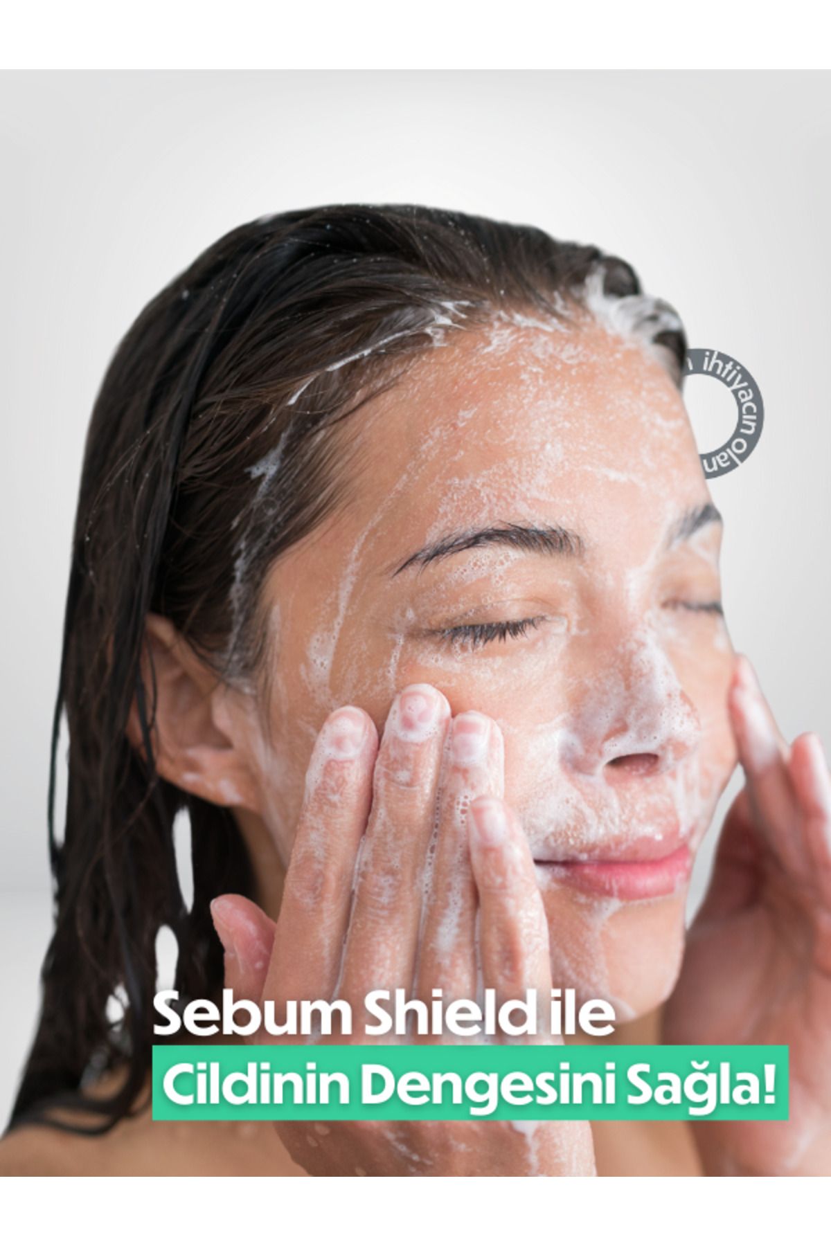 2'li Sebum Shield - Yüz Temizleme Jeli - Yağlı ve Karma Ciltler İçin 2x200 ml