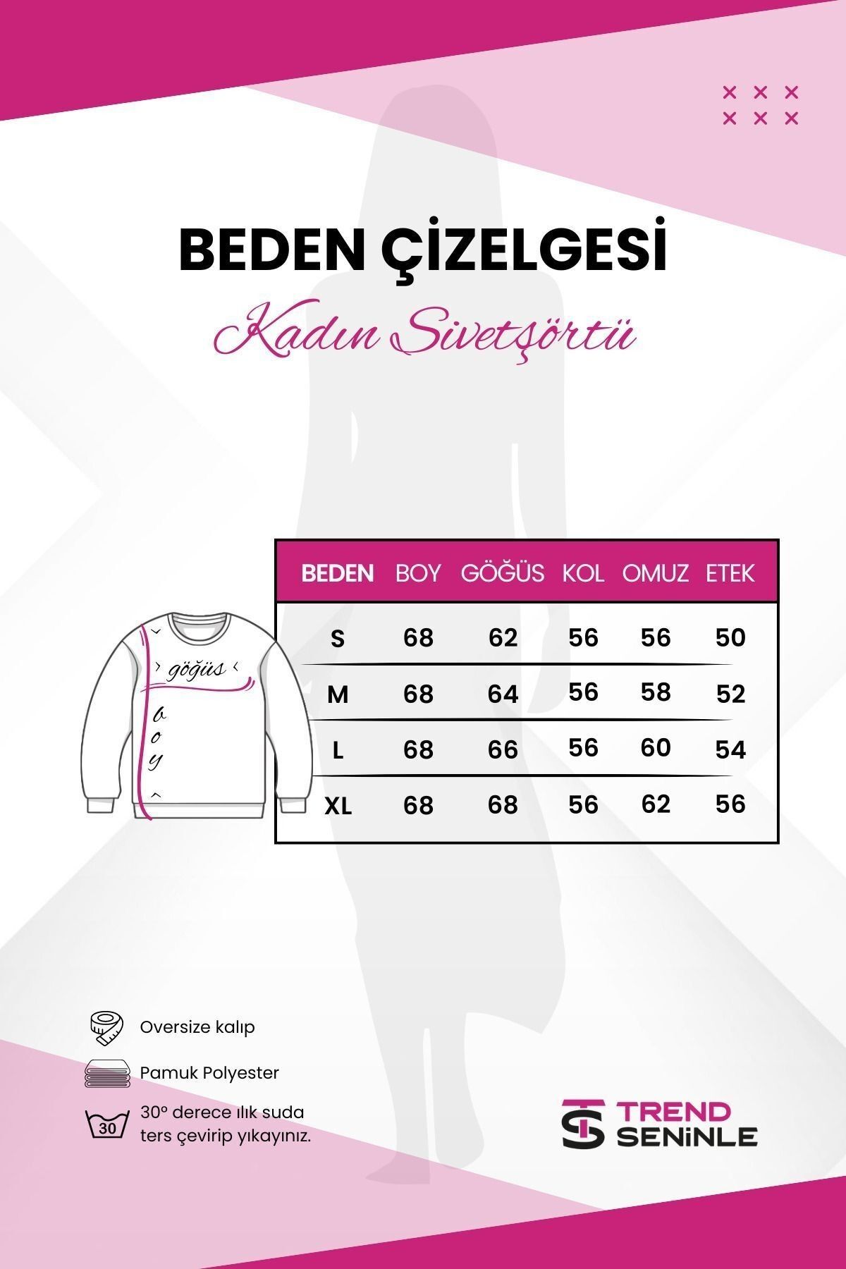 Kadın 3 Iplik Vizon Comfort In Paris Baskılı V Yaka Oversize Sweatshirt