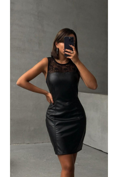 Kadın Siyah Dantel Detaylı Elbise New Collection A Kalite Fark Yaratır Kadın Siyah Dantel Detaylı Elbise New Collection A Kalite Fark Yaratır