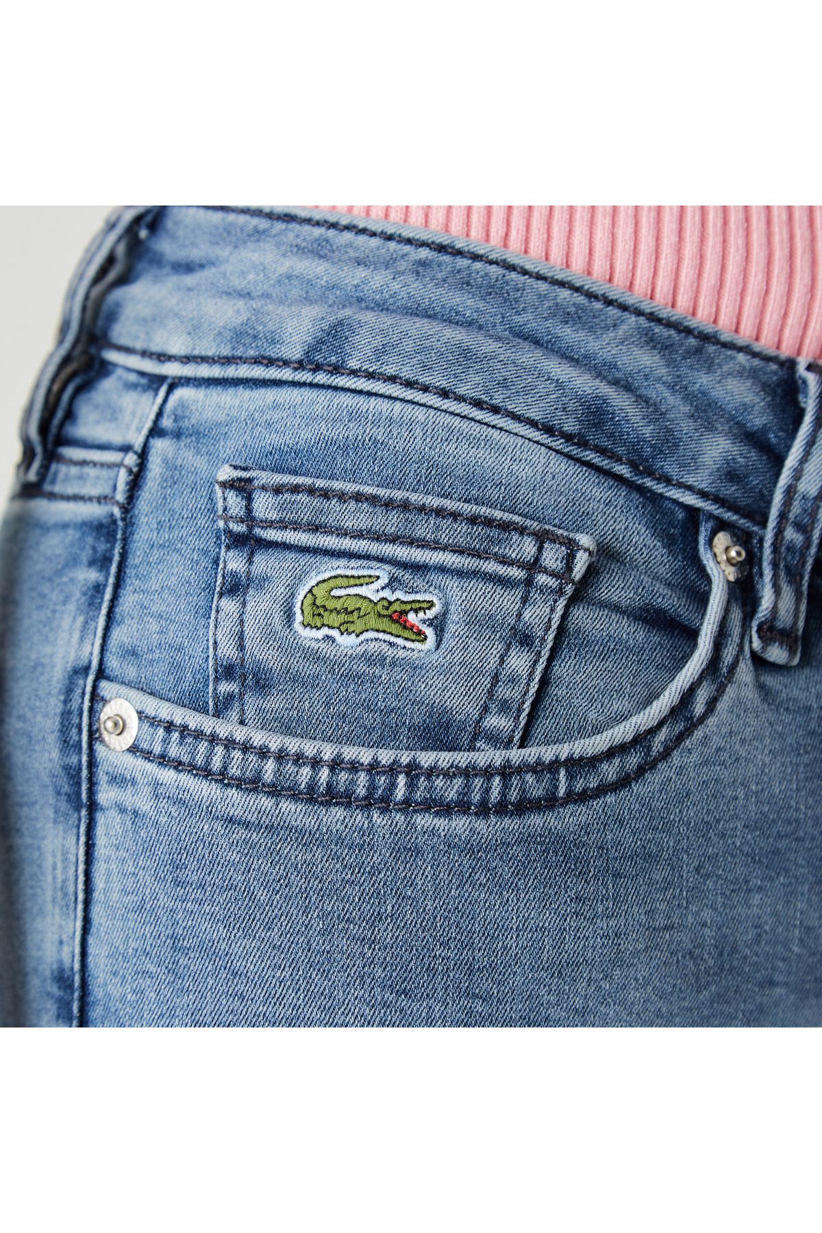 Kadın Skinny Fit Denim Mavi Pantolon Kadın Skinny Fit Denim Mavi Pantolon