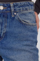 Yüksek Bel Wide Leg Jean Pantolon PN8665-PNK Yüksek Bel Wide Leg Jean Pantolon PN8665-PNK