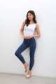 Kadın Skinny Fit Likralı Tayt Jean Pantolon Mavi Kadın Skinny Fit Likralı Tayt Jean Pantolon Mavi