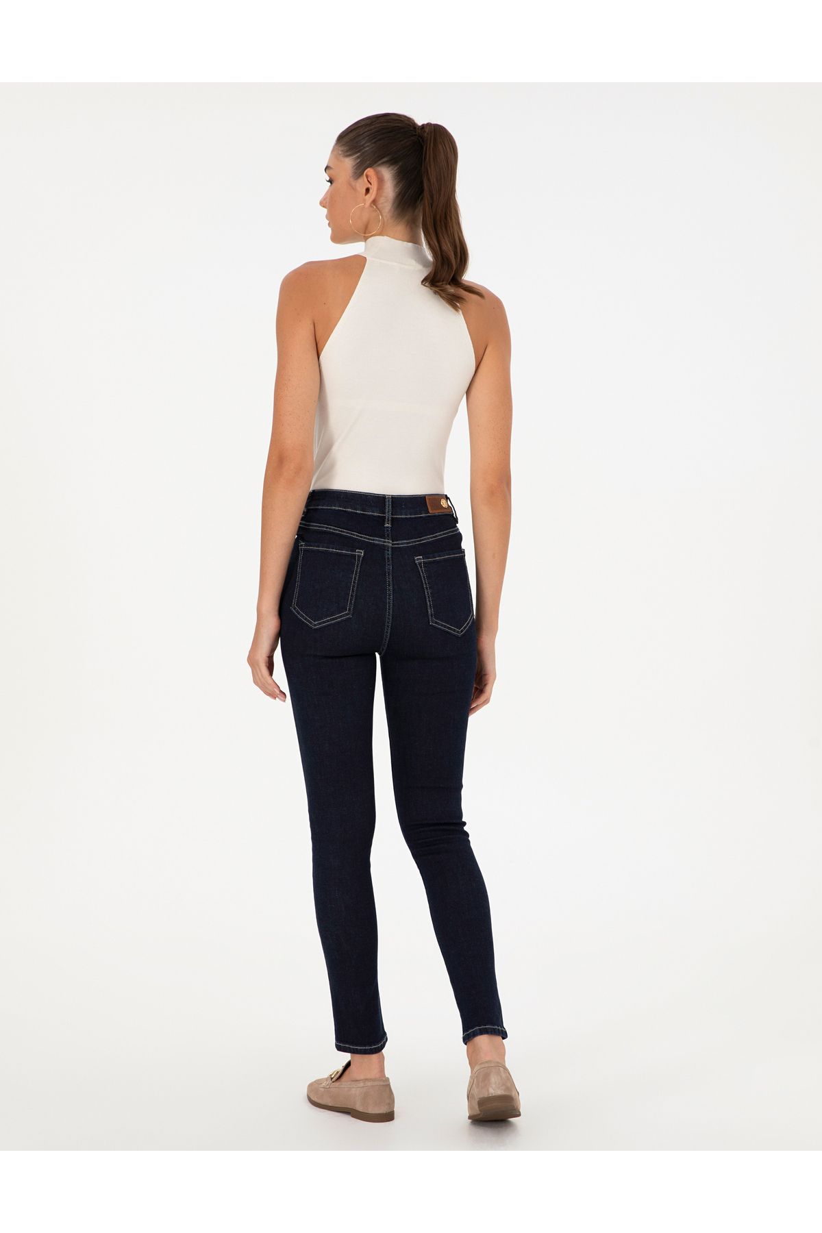 Koyu İndigo Skinny Fit Jean Pantolon 50291382-VR089 Koyu İndigo Skinny Fit Jean Pantolon 50291382-VR089