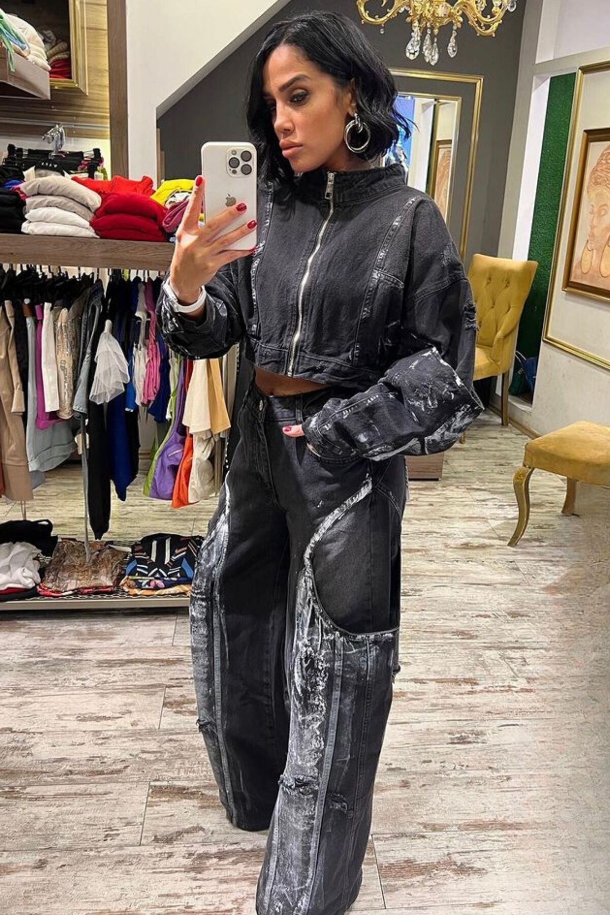Tasarım Denim Ceket Tasarım Denim Ceket