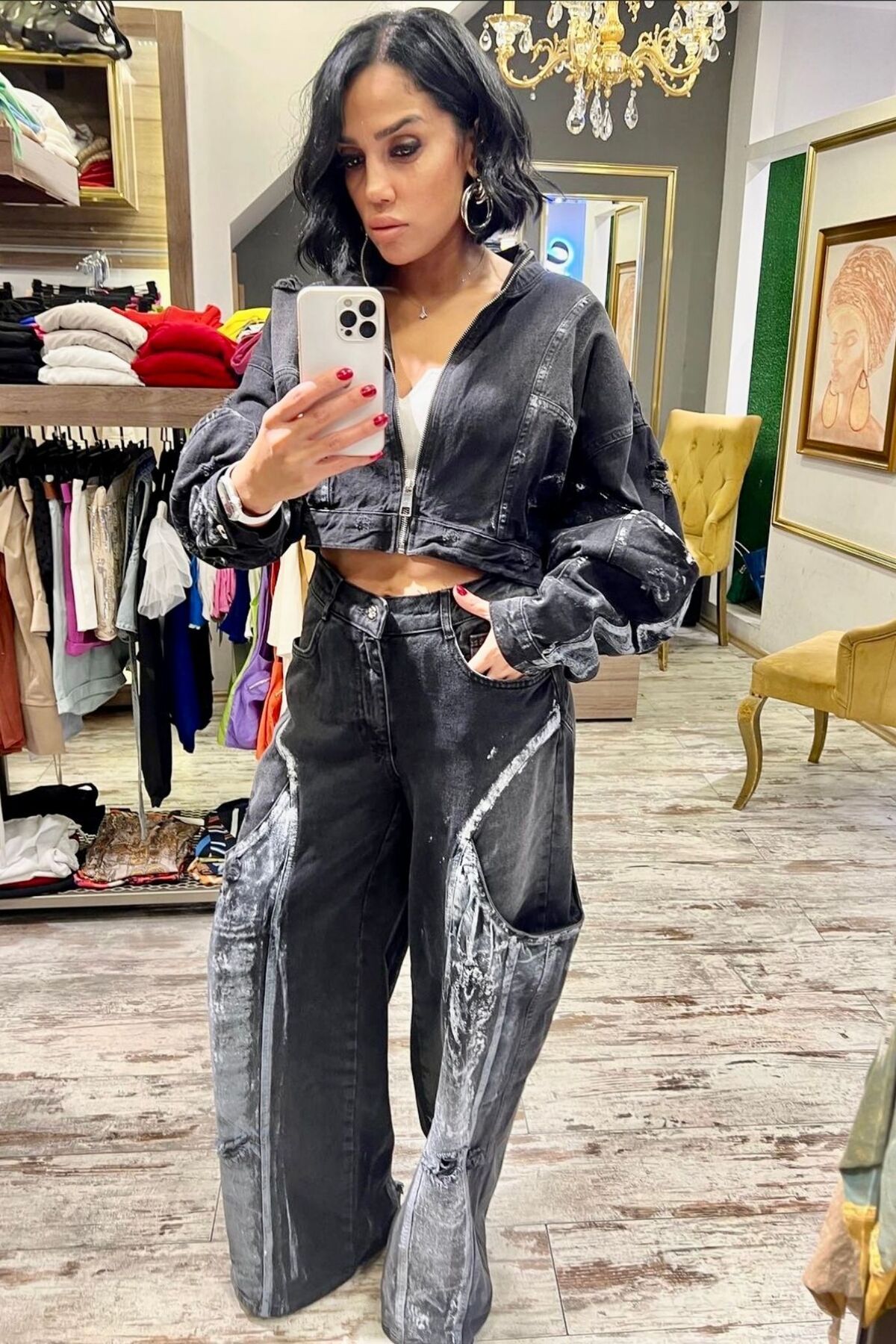 Tasarım Denim Ceket Tasarım Denim Ceket