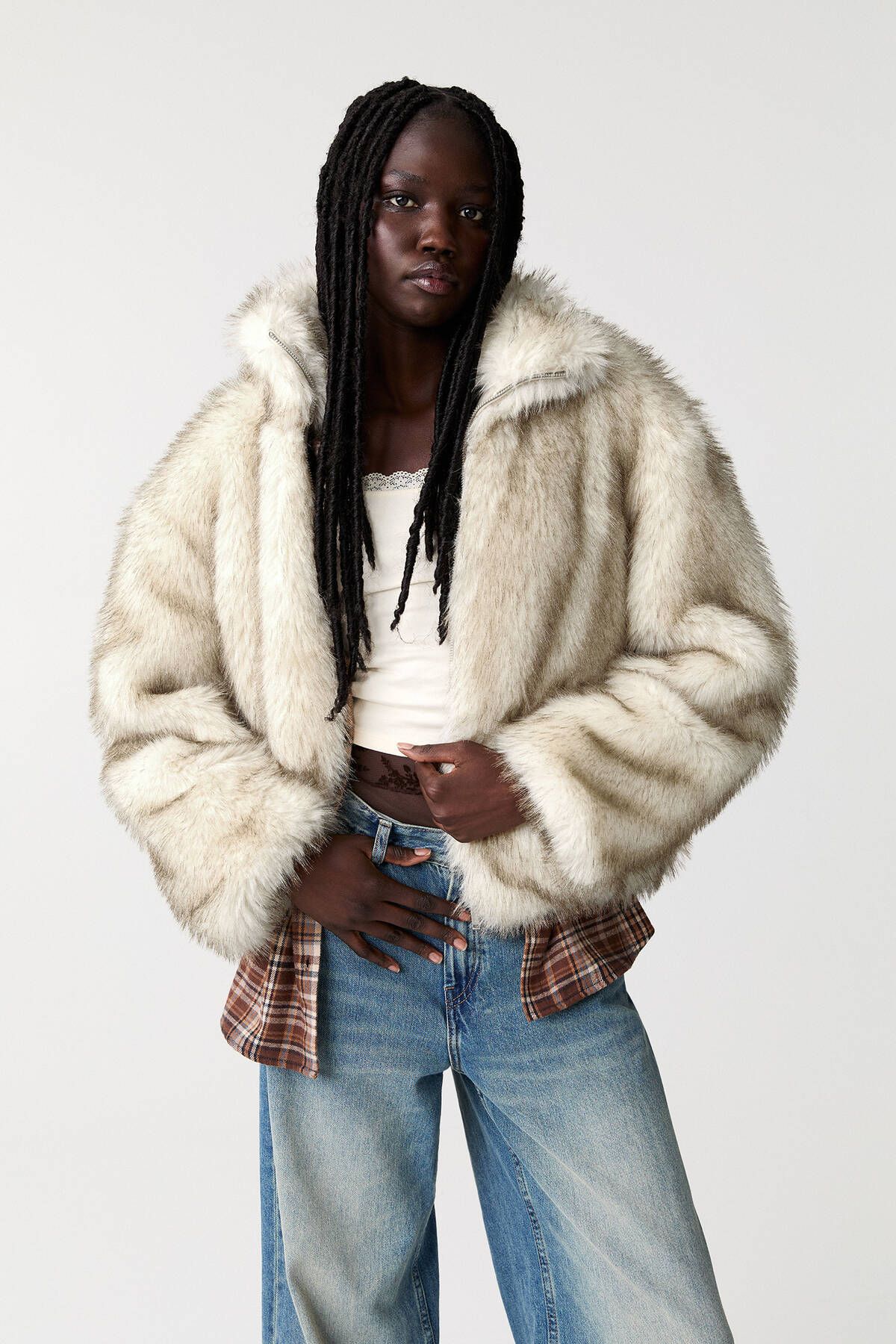 Suni kürk ceket Suni kürk ceket