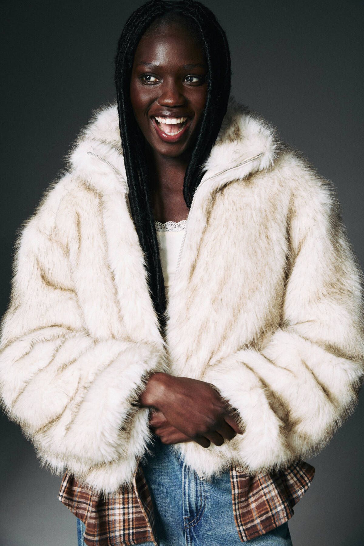 Suni kürk ceket Suni kürk ceket