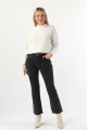 Kadın Slim Flare Jean Pantolon Koyu Antrasit Kadın Slim Flare Jean Pantolon Koyu Antrasit