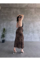 LEOPAR DESENLİ SATEN ETEK LEOPAR DESENLİ SATEN ETEK