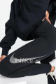 Swoosh Graphic High Waisted Leggings Yüksek Belli Toparlayıcı Logolu Tayıt Siyah