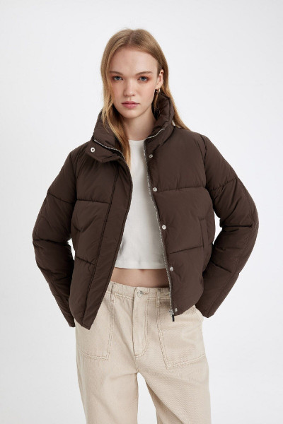 Su Itici Dik Yaka Şişme Mont Cepli Fermuar Çıtçıtlı C9705ax24wn Su Itici Dik Yaka Şişme Mont Cepli Fermuar Çıtçıtlı C9705ax24wn