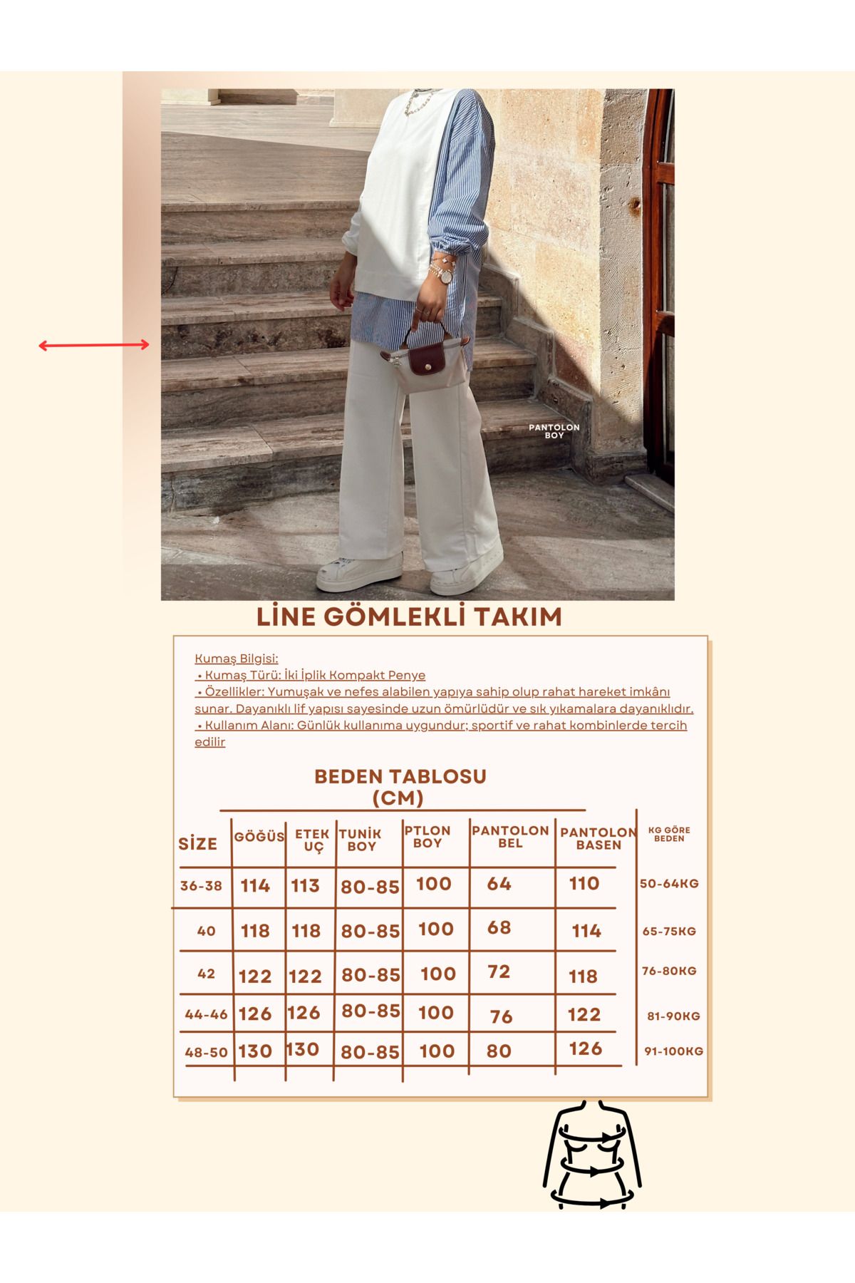 Line Gömlek Detaylı Yeşil Takım Line Gömlek Detaylı Yeşil Takım