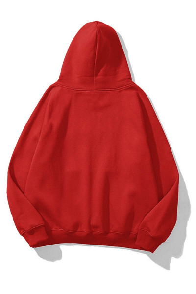 Unisex Kırmızı Basic Sweatshirt Hoodie Unisex Kırmızı Basic Sweatshirt Hoodie