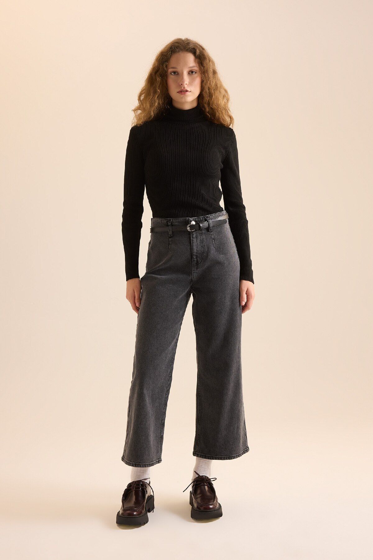 Slim Fit Dar Kesim Balıkçı Yaka Triko Kazak X7912azns Slim Fit Dar Kesim Balıkçı Yaka Triko Kazak X7912azns