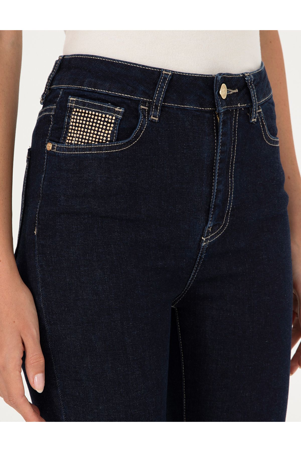 Koyu İndigo Skinny Fit Jean Pantolon 50291382-VR089 Koyu İndigo Skinny Fit Jean Pantolon 50291382-VR089