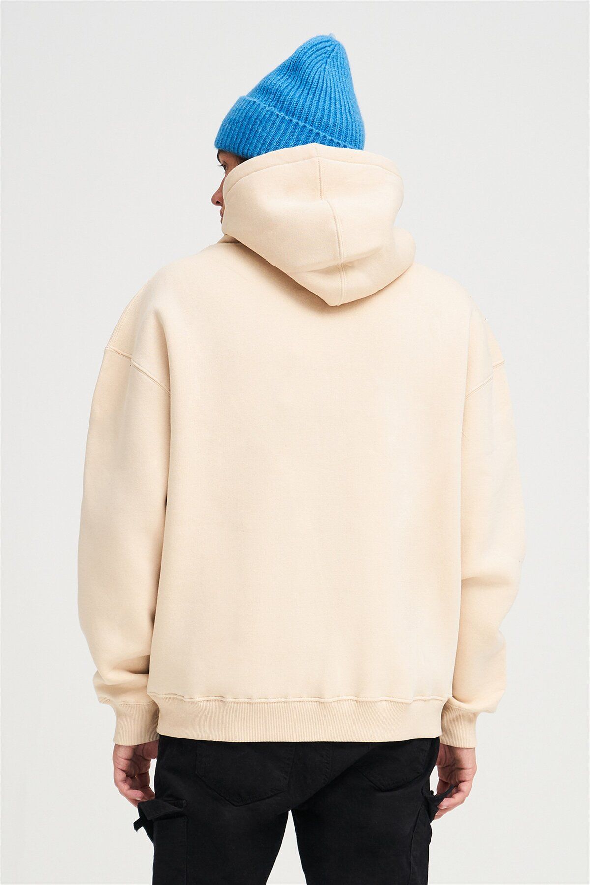 Unisex Taş Basic Sweatshirt Hoodie