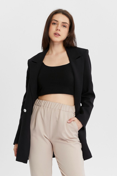 Oversize Dokuma Blazer Ceket Oversize Dokuma Blazer Ceket