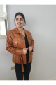 KADIN TABA BEL KUŞAKLI HAKİKİ DERİ CEKET KADIN TABA BEL KUŞAKLI HAKİKİ DERİ CEKET