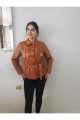 KADIN TABA BEL KUŞAKLI HAKİKİ DERİ CEKET KADIN TABA BEL KUŞAKLI HAKİKİ DERİ CEKET