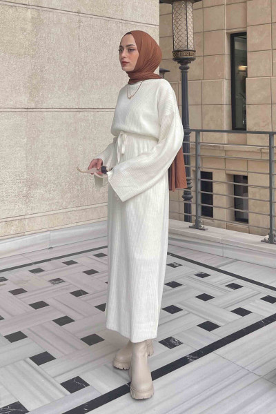 Yarasa Kol Triko Elbise Yarasa Kol Triko Elbise