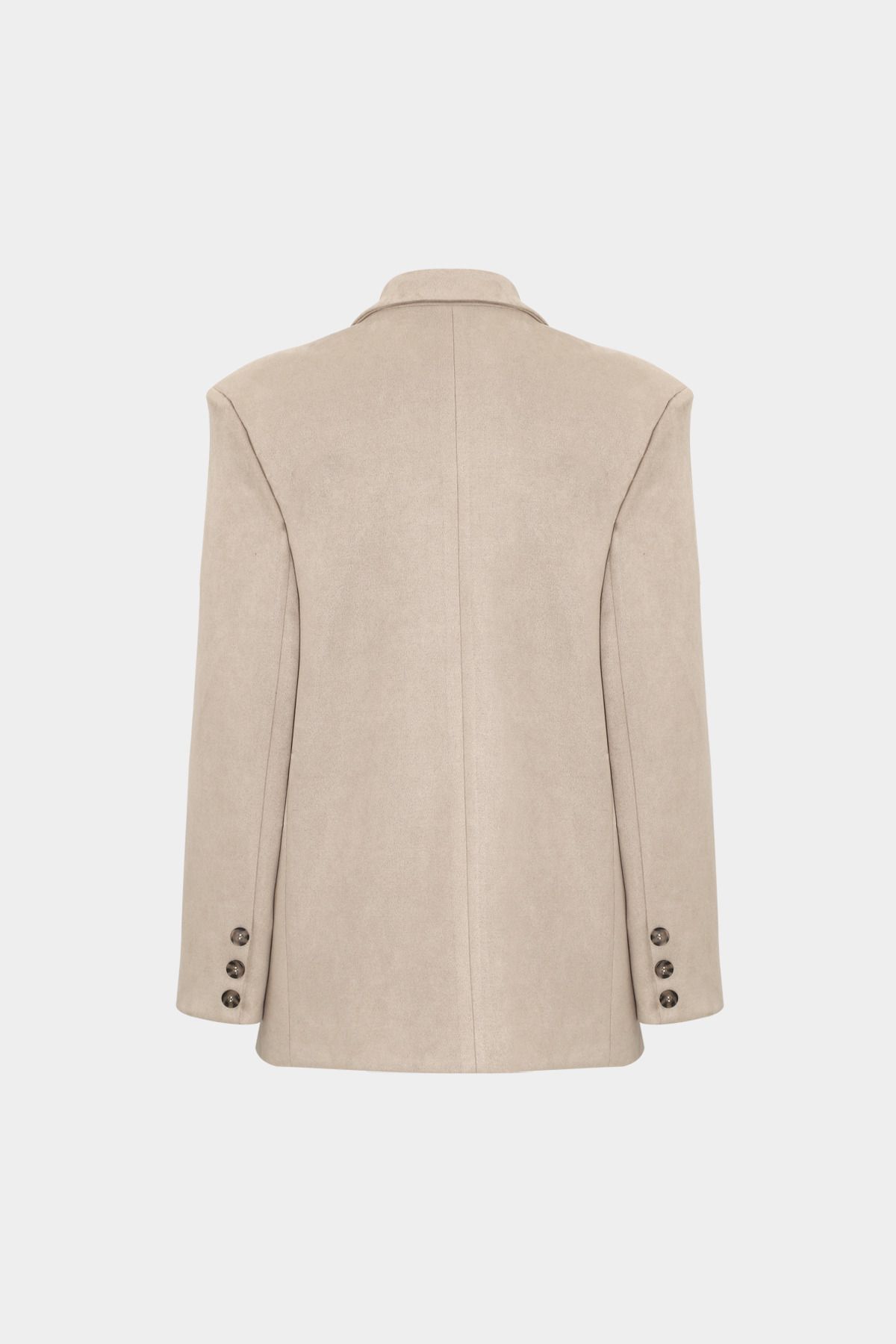 Premium Oversize Çift Düğme Blazer Kadın Süet Ceket Premium Oversize Çift Düğme Blazer Kadın Süet Ceket