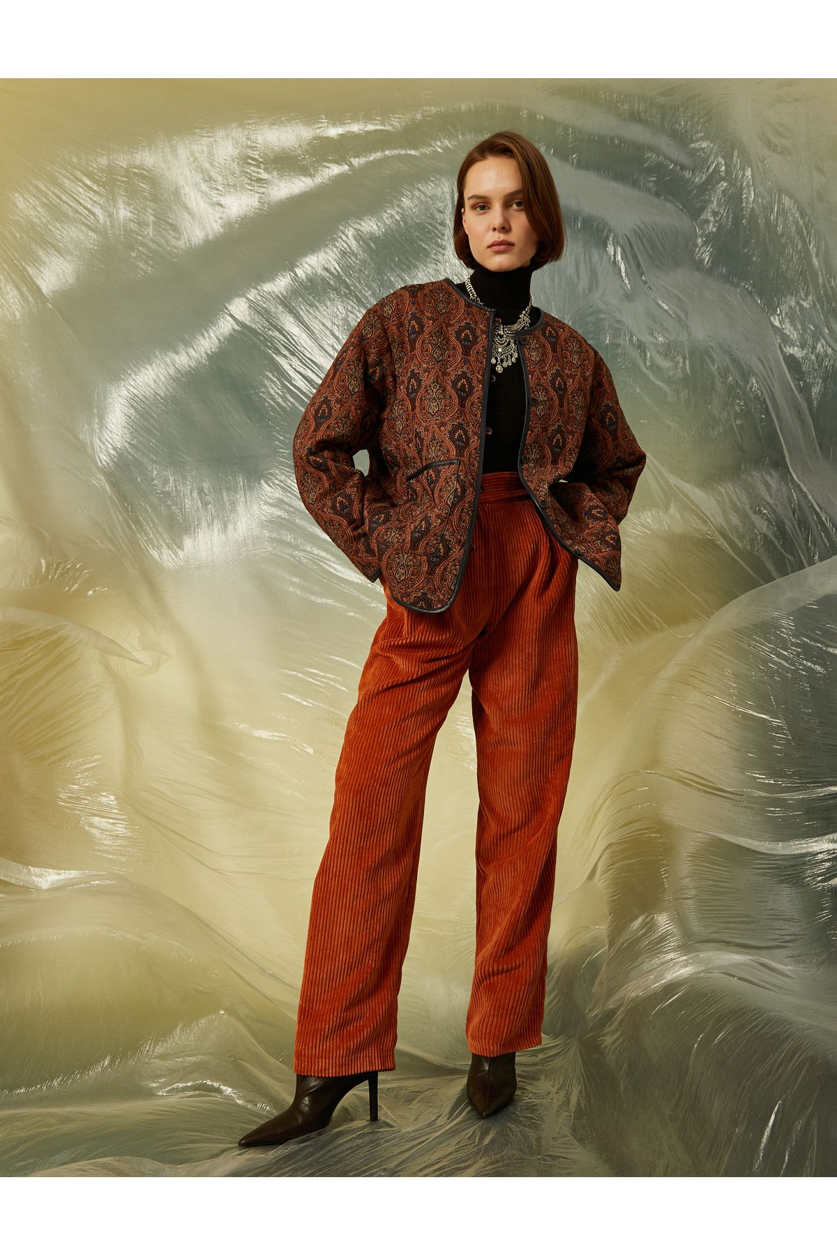 Kadın Turuncu Jeans 3WAK40053EW Kadın Turuncu Jeans 3WAK40053EW