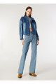 Mavi Kadın Rahat Kalıp Blok Denim Ceket M4WL-CKT-1080 Mavi Kadın Rahat Kalıp Blok Denim Ceket M4WL-CKT-1080