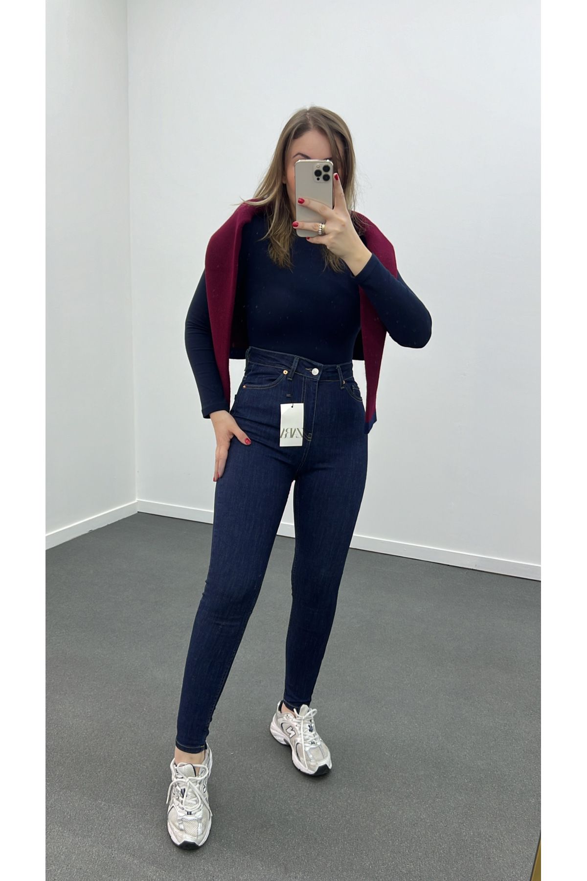 ZR Dark Blue Süper Likralı Toparlayıcı Skinny Jeans ZR Dark Blue Süper Likralı Toparlayıcı Skinny Jeans
