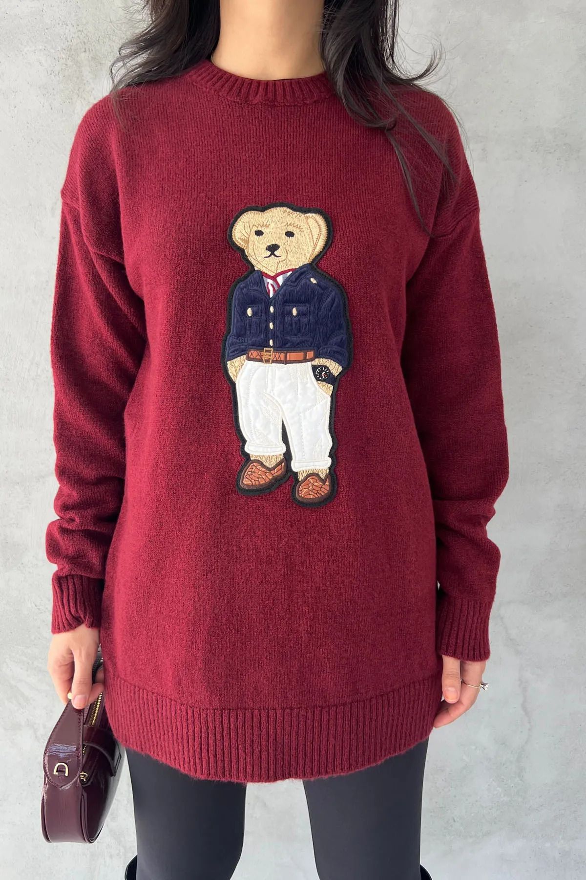 ralph lauren Teddy Bear Örme Kazak