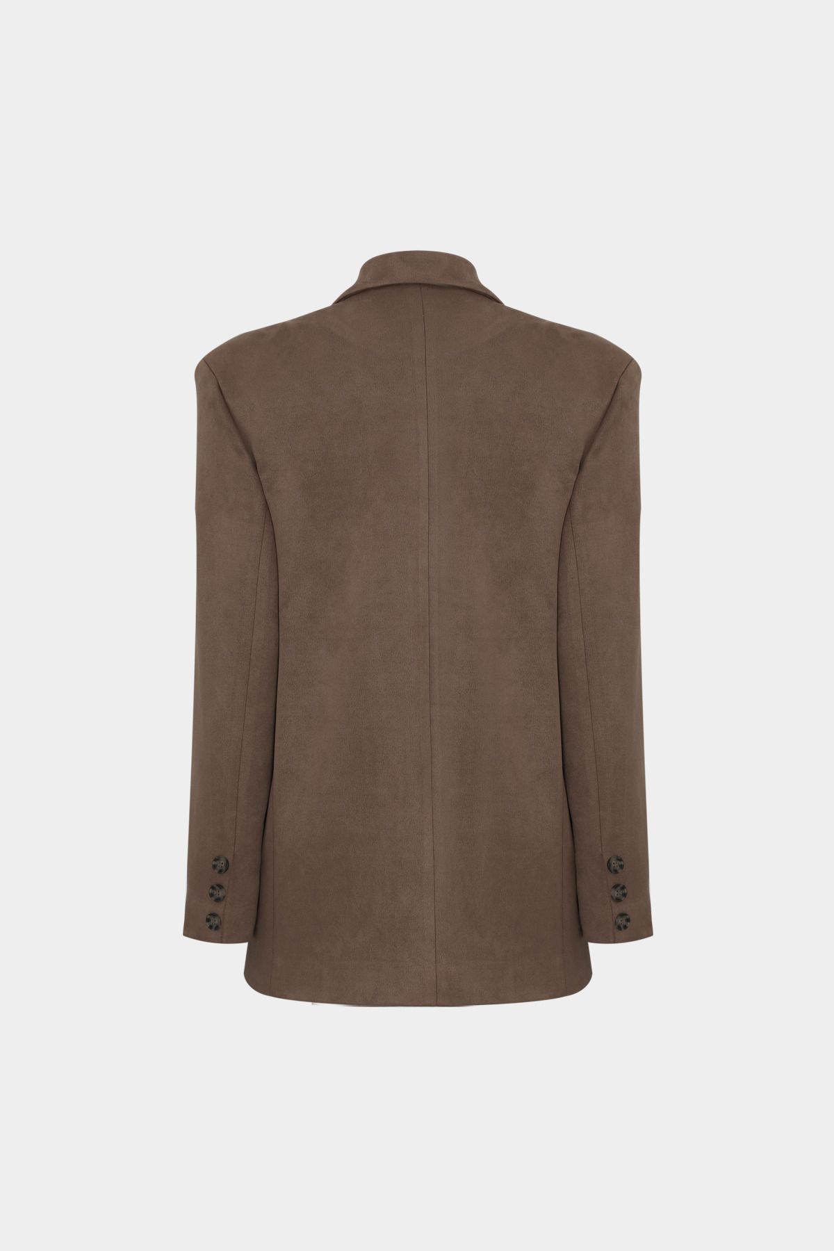 Premium Oversize Çift Düğme Blazer Kadın Süet Ceket Premium Oversize Çift Düğme Blazer Kadın Süet Ceket