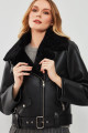 Mexico Kadın Siyah Teddy Biker Deri Ceket 23wgd5122ff Mexico Kadın Siyah Teddy Biker Deri Ceket 23wgd5122ff