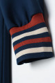 Koyu Indigo Iki Renkli Kapüşonlu Sweat Tunik Koyu Indigo Iki Renkli Kapüşonlu Sweat Tunik