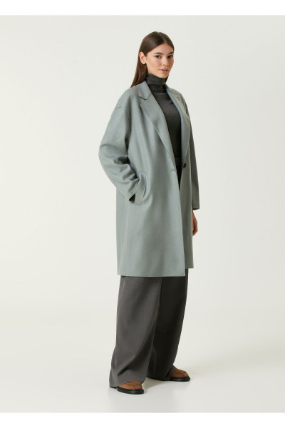 Su Yeşili Yün Palto Beden: 40 Su Yeşili Yün Palto Beden: 40