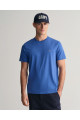 Erkek Mavi Regular Fit Bisiklet Yaka T-shirt