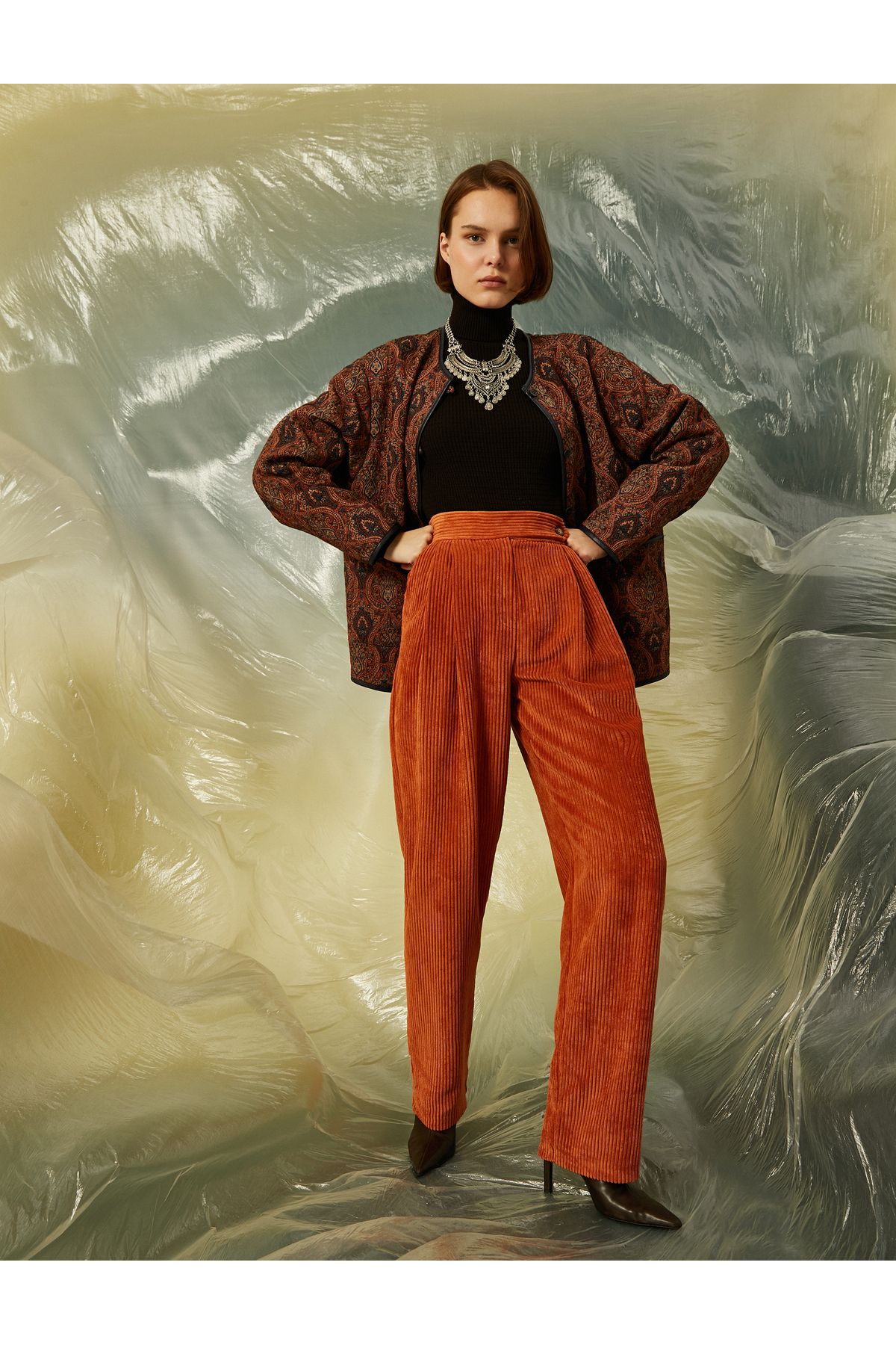 Kadın Turuncu Jeans 3WAK40053EW Kadın Turuncu Jeans 3WAK40053EW