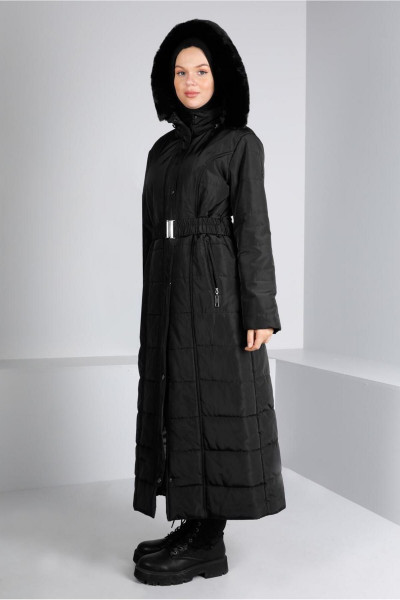 KEMERLİ KAPÜŞONLU ŞİŞME KABAN 90322 KEMERLİ KAPÜŞONLU ŞİŞME KABAN 90322