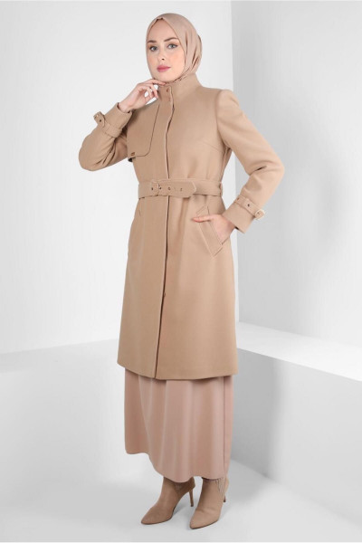 KEMERLİ CEPLİ KABAN 90301 KEMERLİ CEPLİ KABAN 90301