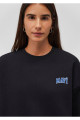 Logo Baskılı Siyah Sweatshirt 1611600-900