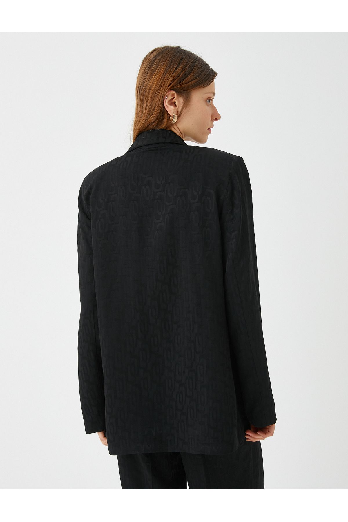 Oversize Kruvaze Blazer Ceket Oversize Kruvaze Blazer Ceket