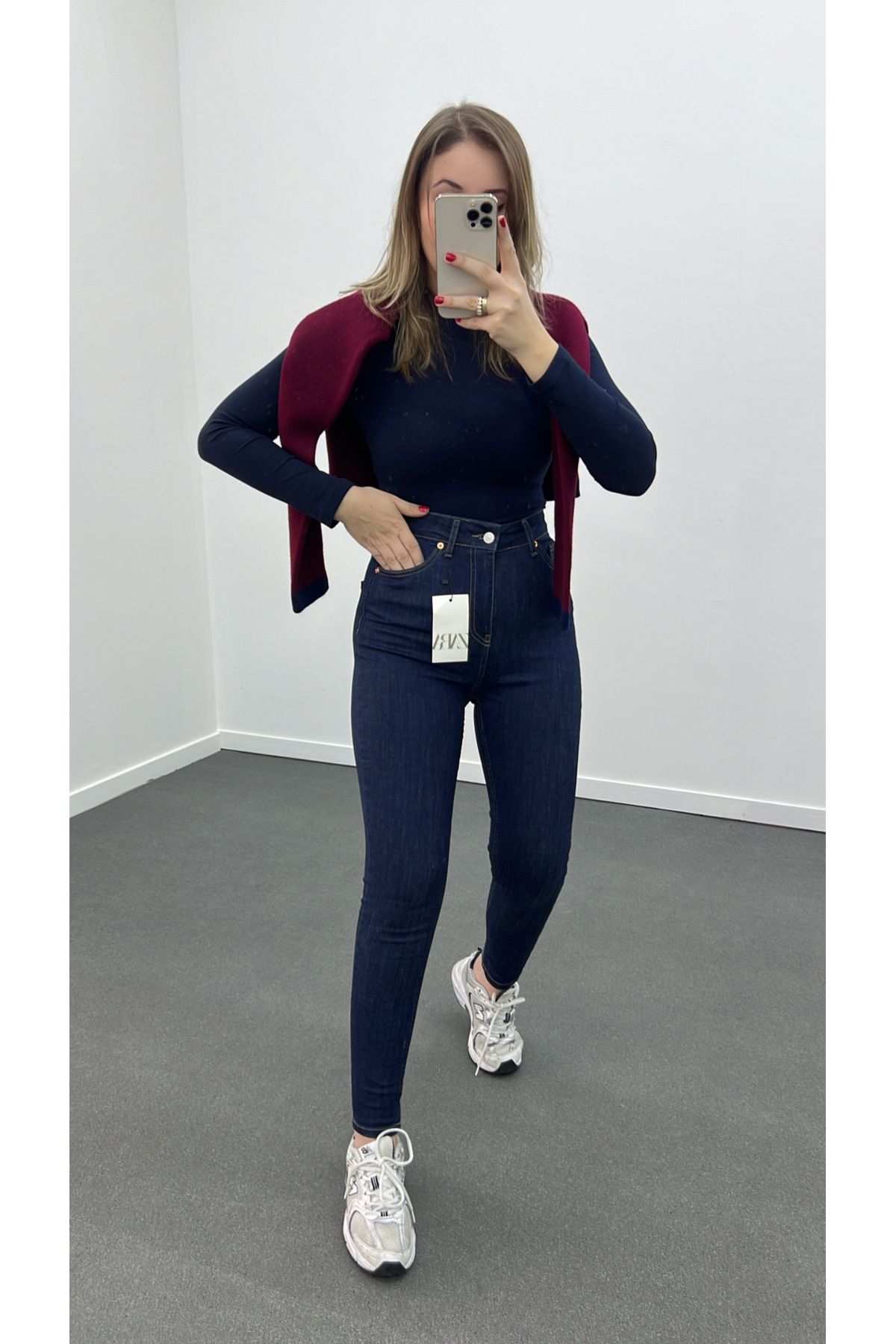 ZR Dark Blue Süper Likralı Toparlayıcı Skinny Jeans ZR Dark Blue Süper Likralı Toparlayıcı Skinny Jeans