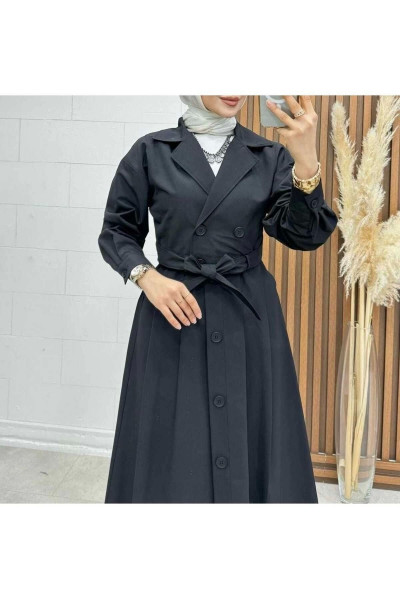 TRENÇ CEKETLİ ETEKLİ TAKIM TRENÇ CEKETLİ ETEKLİ TAKIM